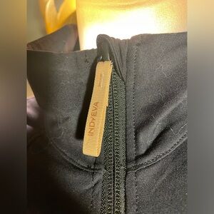 Women’s size medium barely worn Indeyeva black zip up!